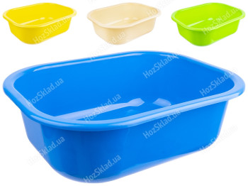 Миска пластиковая прямоугольная для пищевых продуктов 6л ОлексПласт