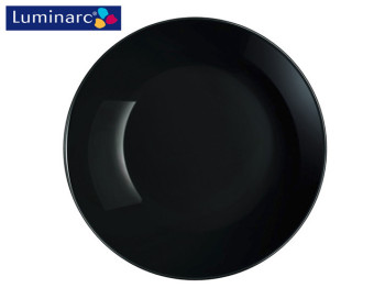 Тарілка супова Luminarc "Diwali Black" d20см 14616