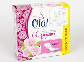 Прокладки "Ola" xx ежедневные "Роза део" 60шт
