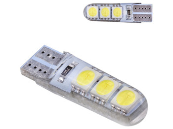 Лампа Pulso габаритная LED T10/6SMD-5050 static, 12v, 0.5w, 240lm White (LP-132466)
