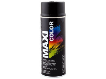 Эмаль аэрозольная универсальная декоративная MAXI COLOR черный 400мл
