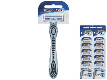 Станок одноразовый для бритья Bic Flex 3 comfort 3 лезвия (цена за 1шт)