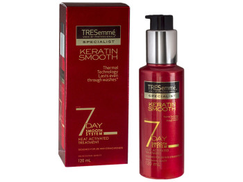 Крем-праймер для волос Tresemme Keratin Smooth "Стойкий эффект 7 дней" разглаживающий, несмыв. 120мл