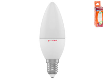 Лампа світлодіодна свічка Electrum Led A-LC-1868 C37 6W цоколь-Е14-маленький, холодне біле світло