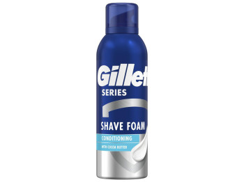 Піна для гоління Gillette Series Conditioning, з олією какао, 200мл