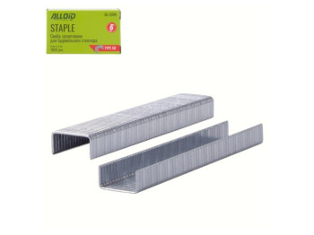 Скобы Alloid Pro, 6 мм х 1.2 мм, тип 50, закалённая сталь, для степлера, 1000 штук