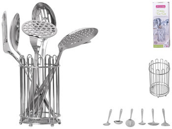 Набор кухонных принадлежностей Kamille 7 предметов из нержавеющей стали