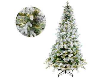 Елка искусственная Снежная королева, 274см, 1300 LED, свет - тёплый белый, адаптер для помещений