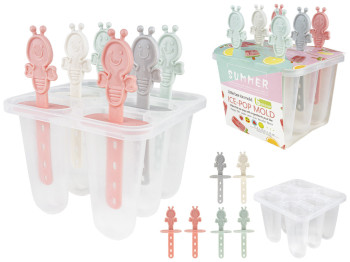 Формы для мороженого на 6 емкостей 12,5х11,7х15см