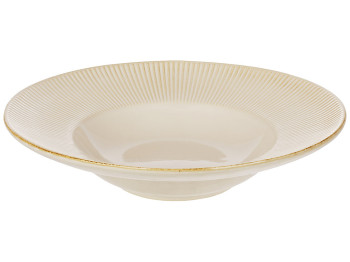Тарілка для подачі пасти і перших страв Scandi Line, 30х7см, 600мл, колір - бежевий глянець