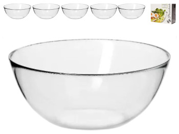 Набор салатников Pasabahce Invitation, 350мл, стекло, цвет прозрачный (цена за 6шт)