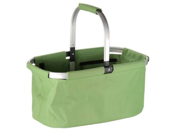 Корзина для покупок складная SHOP зеленая 71649