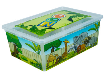 Контейнер із кришкою Qutu Light Box Zoo, 10л