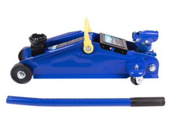 Домкрат гидравлический подкатной Vitol 2т, поворотная ручка, высота подъема 13,5 - 34см (ДП-135340 T