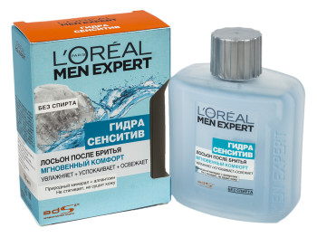 Лосьон после бритья LOreal Men expert "Гидра сенситив" Мгновенный эффект 100мл