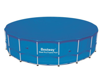 Тент для каркасних і сталевих басейнів 555 см. Bestway 58039