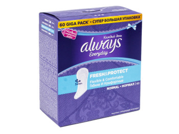 Прокладки ежедневные Always "Everyday Fresh&Protect Normal" (цена за уп. 60шт)
