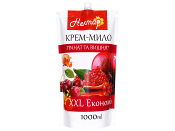 Крем-мило Нектар, гранат та вишня, 1л