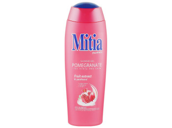 Крем-гель для душа Mitia Pomegranate Shower Gel, Шелк Гранат, 400мл, 9483