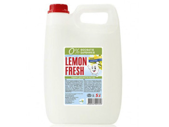 Средство для мытья посуды Lemon Fresh "Прозрачный" 5л