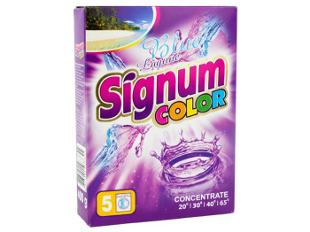 Стиральный порошок для цветного белья Signum Color Blue Lagoon, 400 г