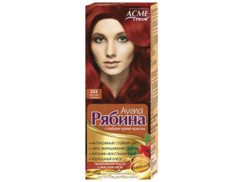 Крем-фарба Acme-color "Горобина Avena" Червона горобина тон 322