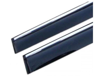 Дефлекторы окон Volkswagen Tiguan 2016 - >; с Хром Молдингом (VW60-M)