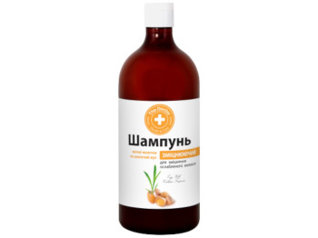 Шампунь "Домашній доктор" "Зміцнюючий" яєчні жовтки і золотий вус 1000мл