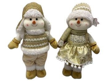 Фигура новогодняя Snowman, 38см