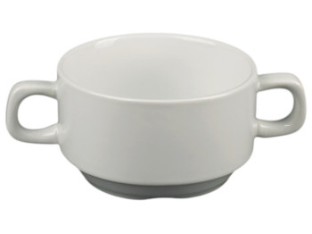 Бульонница с ручкой, 250мл, 10x6см