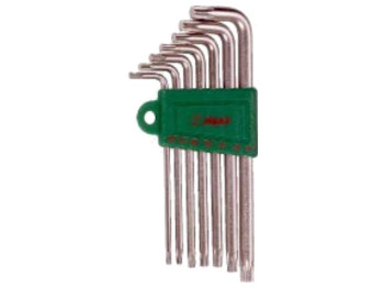Комплект кутових ключів HANS TORX 7 предметів з отвором 16754-7TH