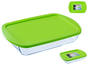 Форма з кришкою Pyrex Cook&Store, 40х27х7см, прямокутна, 4,5л, 3426470281744
