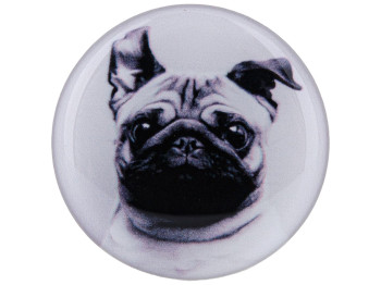 Держатель для телефона PopSocket Circle, Pug 05 Black