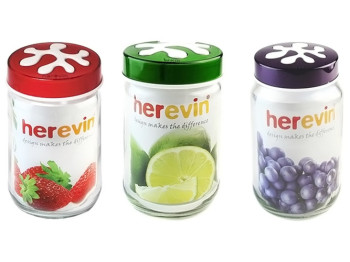 Банка Herevin Canister-Mix Colour, 660мл, 8699038020474