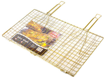 Решетка-гриль с двойной ручкой Firex "Профи" 55x60x35см
