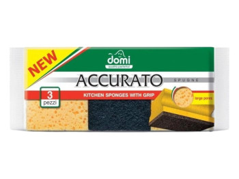 Губки кухонні профільовані Domi, 3шт