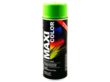 Эмаль аэрозольная универсальная декоративная MAXI COLOR желто-зеленый 400мл