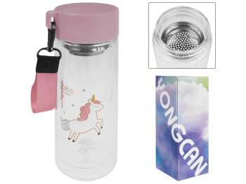 Бутылка-поилка с ситом 7,7х6,7х18,7см 250мл