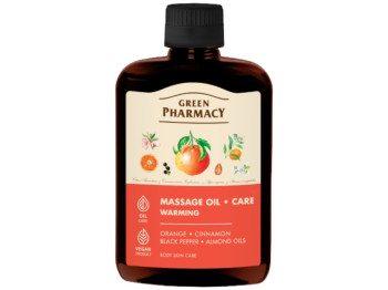 Масло массажное "Зеленая Аптека" Разогревающее 200мл