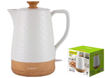 Электрический чайник Maestro, кераміка, 1800Вт, 1,8л (дисковый нагреватель)