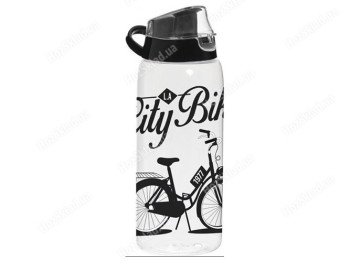 Бутылка для воды Herevin City Bike, 1л, 8699038073807