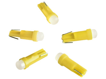 Лампа діодна T-5, COB, жовта