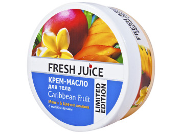 Крем-масло для тіла Fresh Juice "Caribbean Fruit" Карибський фрукт 225мл