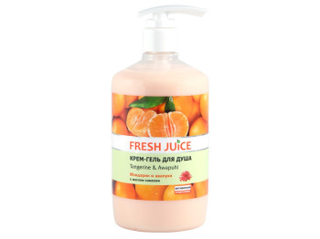 Крем-гель для душу Fresh Juice "Tangerine & Awapuhi" мандарин і авапухі 750мл