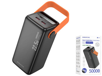 Универсальная мобильная батарея Power Bank Borofone BJ66A Magnifico, 50000mAh, цвет черный