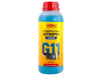 Антифриз Voin G11, концентрат Blue, 1л
