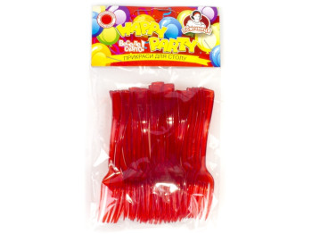 Вилочки для фруктов Помічниця Happy party 25шт 10x2см