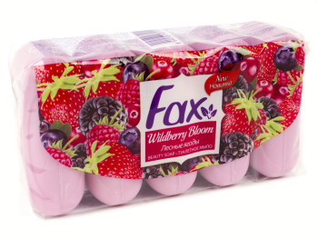 Мыло Fax "Лесные ягоды" 70гр (цена за набор 5 кусков)
