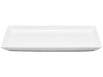 Блюдо прямоугольное фарфоровое, Limited Edition Bianco, 26,6х14 см