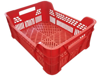 Ящик фруктовый №1 Консенсус, пластик, 15×30×40см, цвет красный